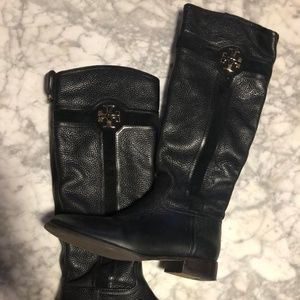 Tory Burch Leather & Suede Boots